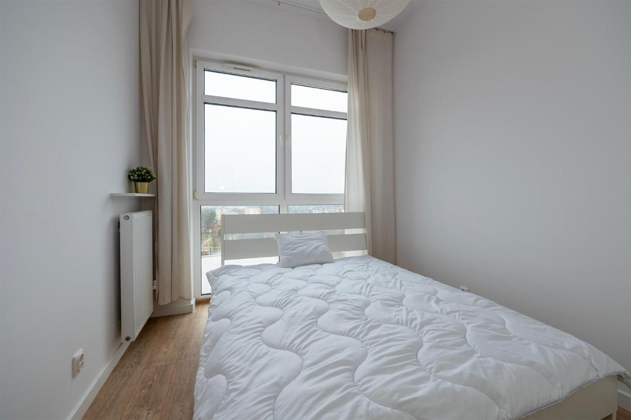 Penthouse With A View Of Lodz & Free Parking Lägenhet Exteriör bild